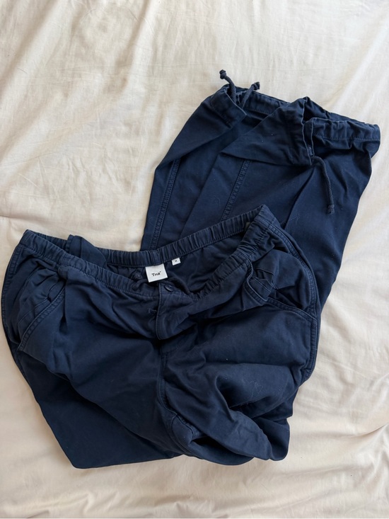 Aritzia Pants - Aritzia TNA Navy Blue Baggy Pants